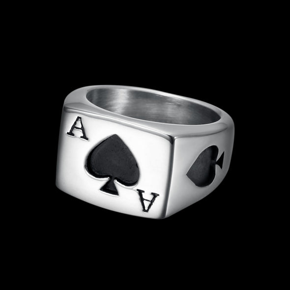 [FREE GIFT] ACE OF SPADES RING