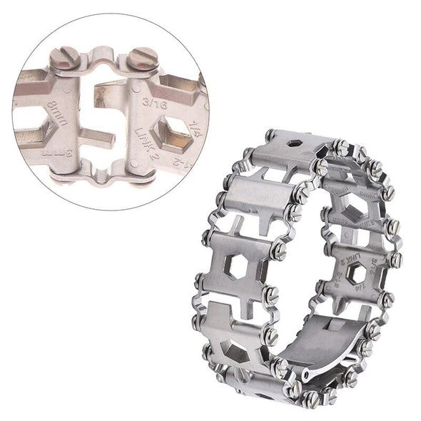 Multifunction Repair Bracelet Stainless Steel Tools Kit