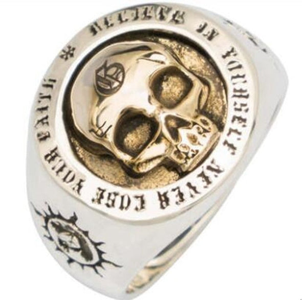 Ghost Head Skull Ring