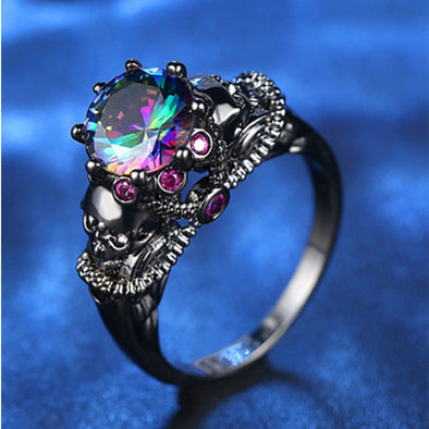 Colorful Zircon Ring