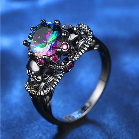 Colorful Zircon Ring